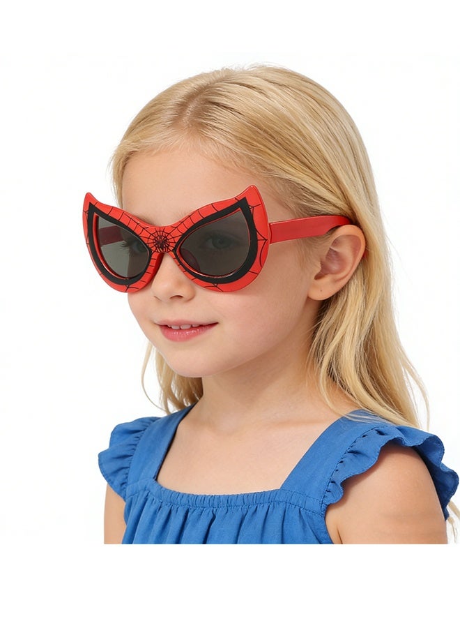 SPIDERMAN 3PCS Children's Sunglasses Anti-UV Spider Boy Sunglasses Superhero Cartoon Glasses Men and Girls Sun Glasses - Image 4